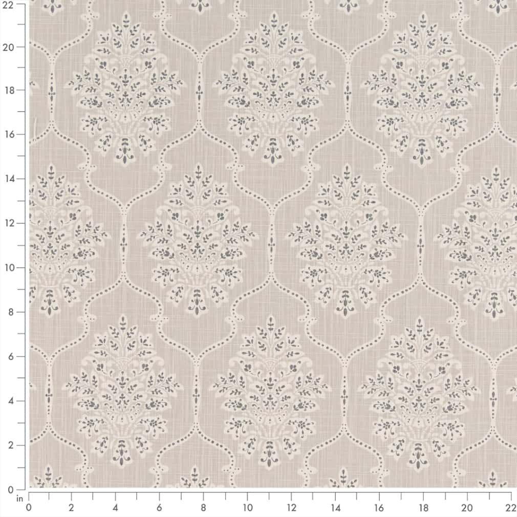 CB600-228 Damask nan Grey & Silver Charlotte Colors