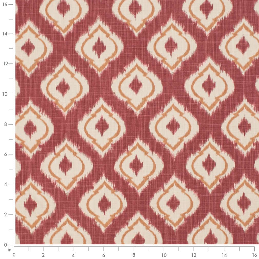 CB600-237 Abstract & Geometric nan Red & Burgundy Charlotte Colors