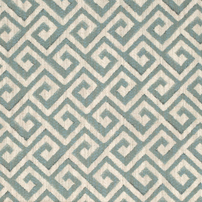 CB600-278 Abstract & Geometric,Greek Key nan Aqua & Teal Charlotte Colors