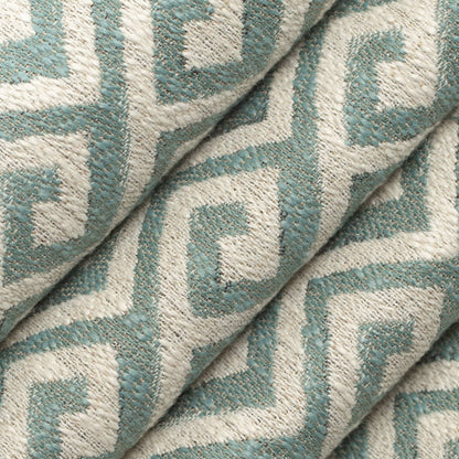 CB600-278 Abstract & Geometric,Greek Key nan Aqua & Teal Charlotte Colors