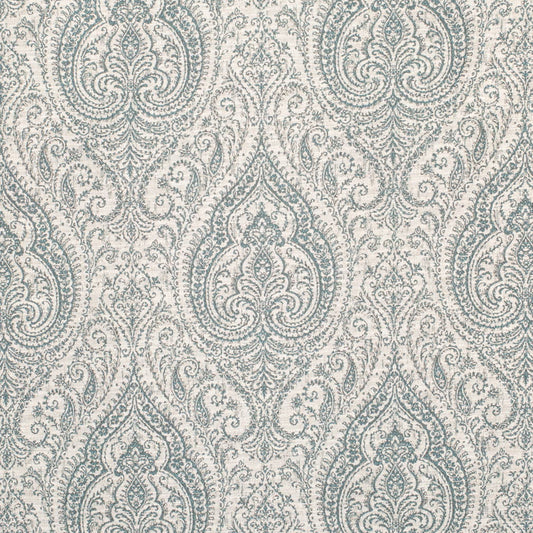 CB600-279 Damask Aqua & Teal Charlotte Fabrics Woven Patterns