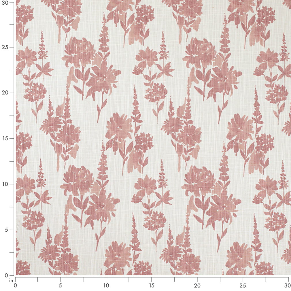 CB600-292 Floral nan Pink Charlotte Fabrics