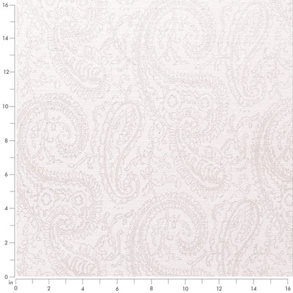 CB600-295 Damask nan White & Ivory Charlotte Fabrics