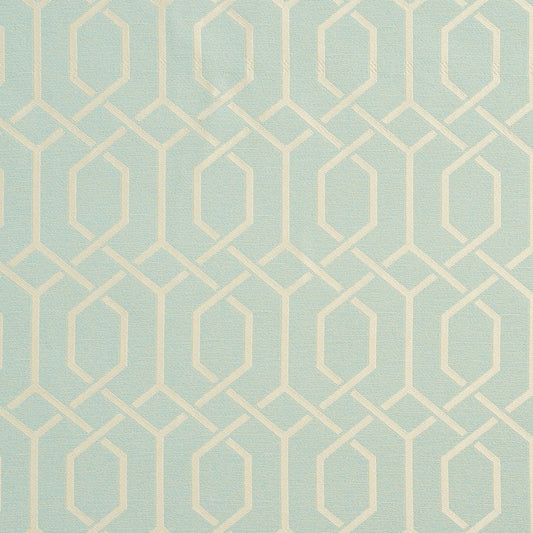 CB700-192 Abstract & Geometric Aqua & Teal Charlotte Fabrics Woven Patterns