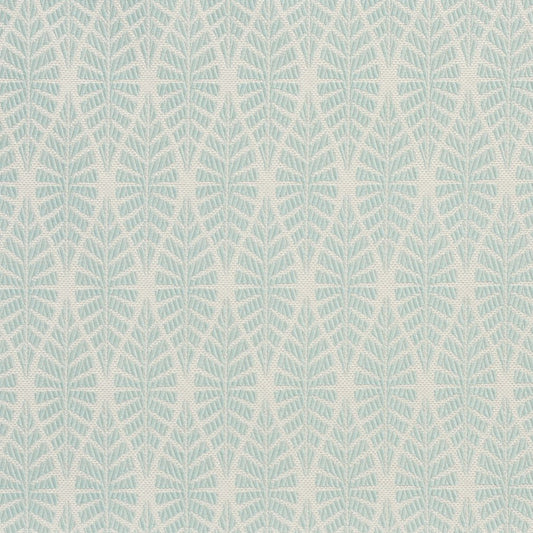 CB700-209 Abstract & Geometric,Leaves,Small Scale nan Aqua & Teal Charlotte Colors