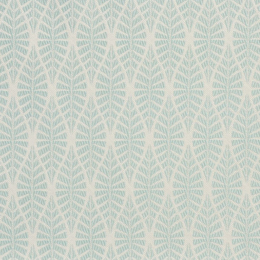 CB700-209 Abstract & Geometric,Leaves,Small Scale Aqua & Teal Charlotte Fabrics Woven Patterns