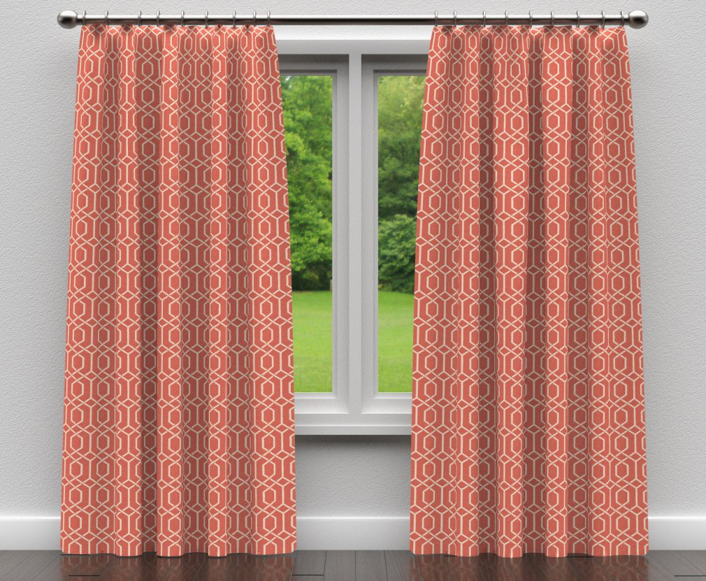 CB700-217 Abstract & Geometric nan Coral & Peach Charlotte Colors