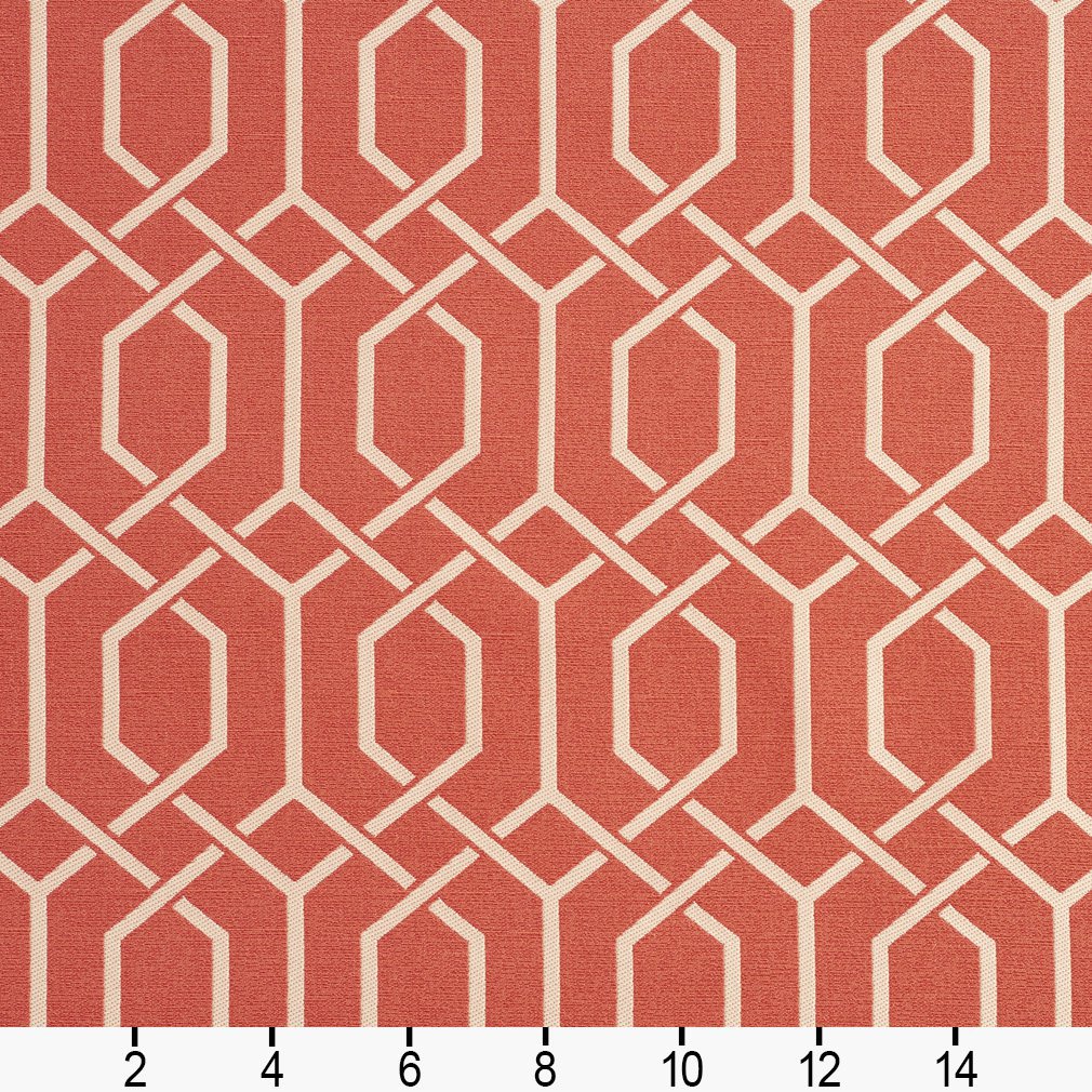CB700-217 Abstract & Geometric nan Coral & Peach Charlotte Colors