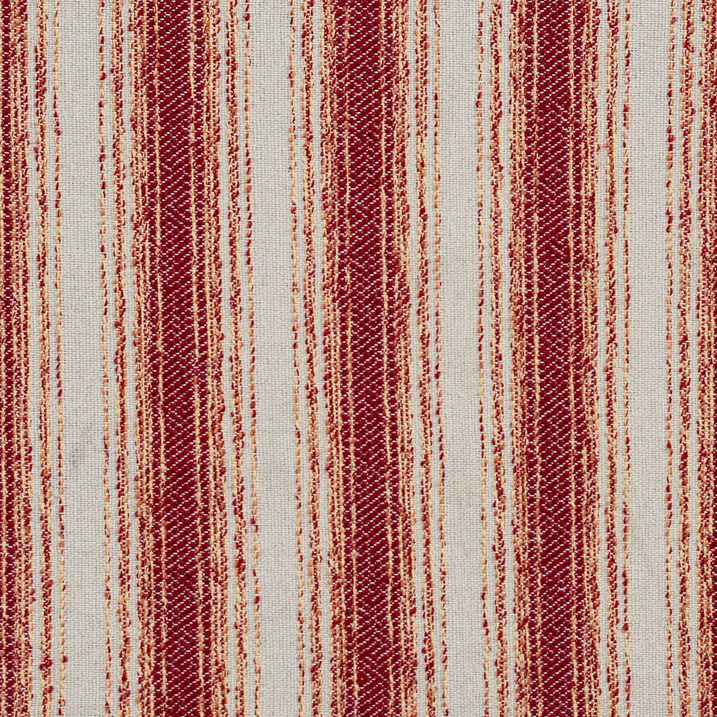 CB700-222 Stripe Red & Burgundy Charlotte Fabrics Woven Patterns