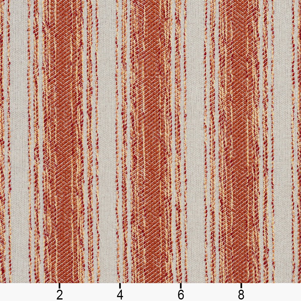 CB700-223 Stripe nan Orange & Rust Charlotte Colors