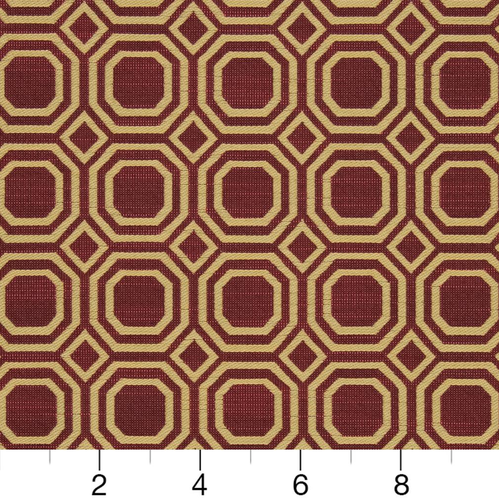 CB700-291 Abstract & Geometric nan Red & Burgundy Charlotte Colors