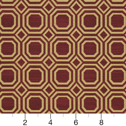 CB700-291 Abstract & Geometric nan Red & Burgundy Charlotte Colors
