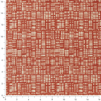 CB700-430 Abstract & Geometric nan Orange & Rust Charlotte Colors