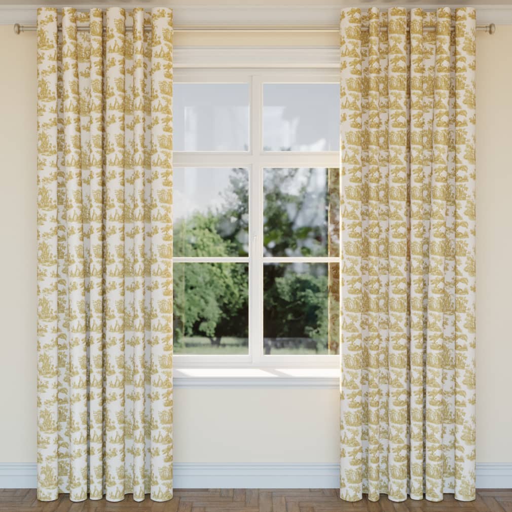CB700-435 Toile nan Gold & Yellow Charlotte Colors