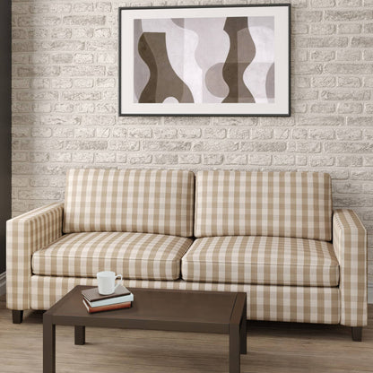 CB700-443 Check & Houndstooth,Plaid nan Beige & Taupe Charlotte Colors