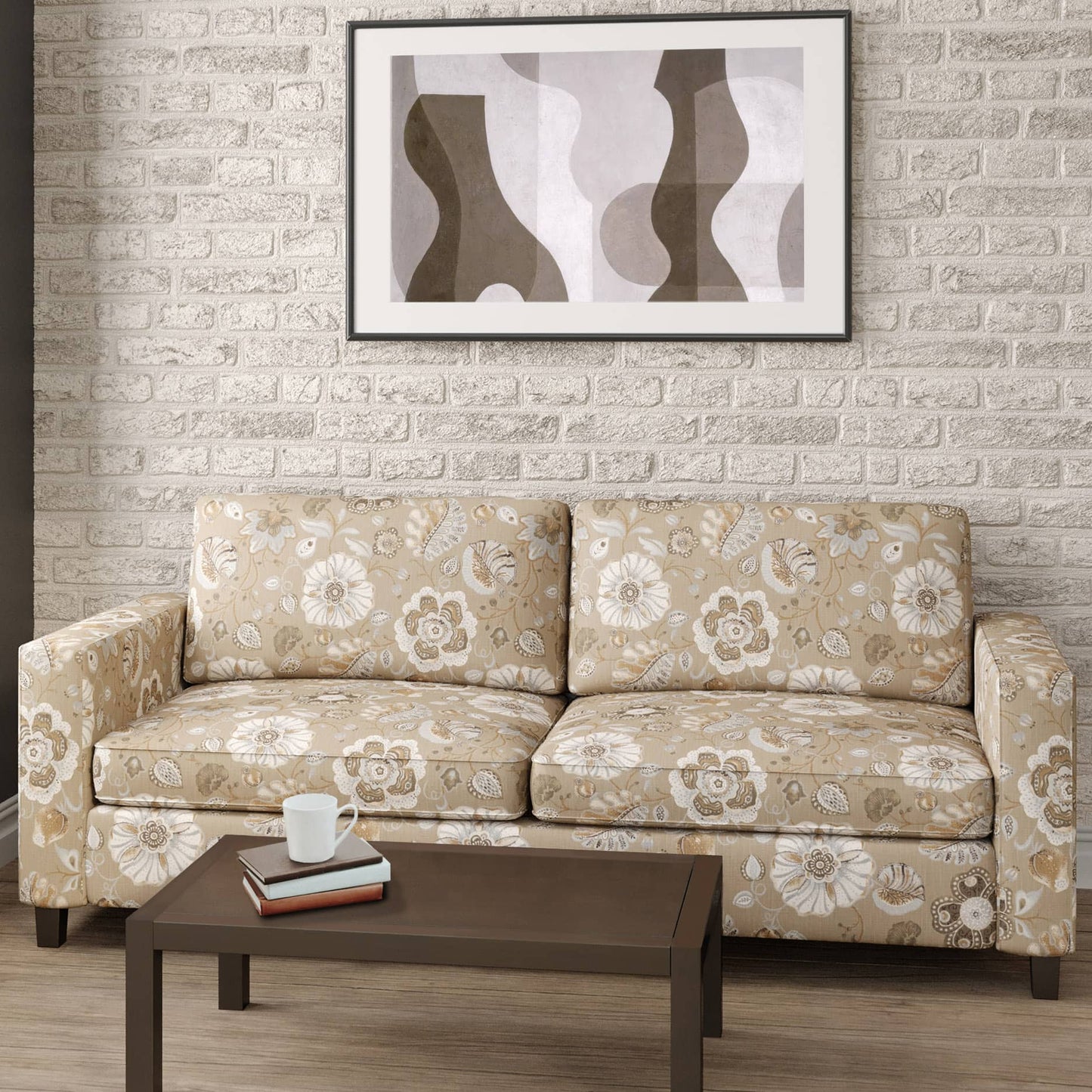 CB700-446 Floral nan Beige & Taupe,Brown Charlotte Colors