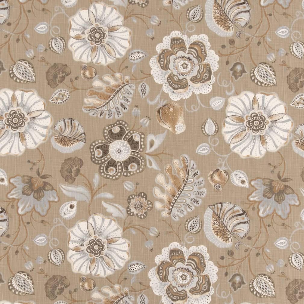 CB700-446 Floral nan Beige & Taupe,Brown Charlotte Colors