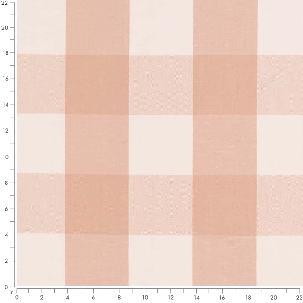 CB700-461 Check & Houndstooth,Plaid nan Coral & Peach,Pink Charlotte Colors