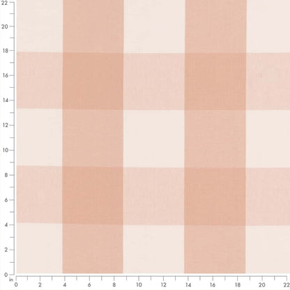 CB700-461 Check & Houndstooth,Plaid nan Coral & Peach,Pink Charlotte Colors