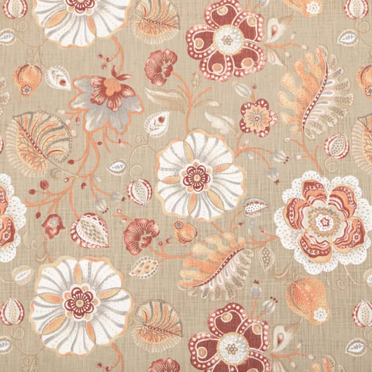 CB700-469 Floral nan Coral & Peach,Red & Burgundy Charlotte Colors