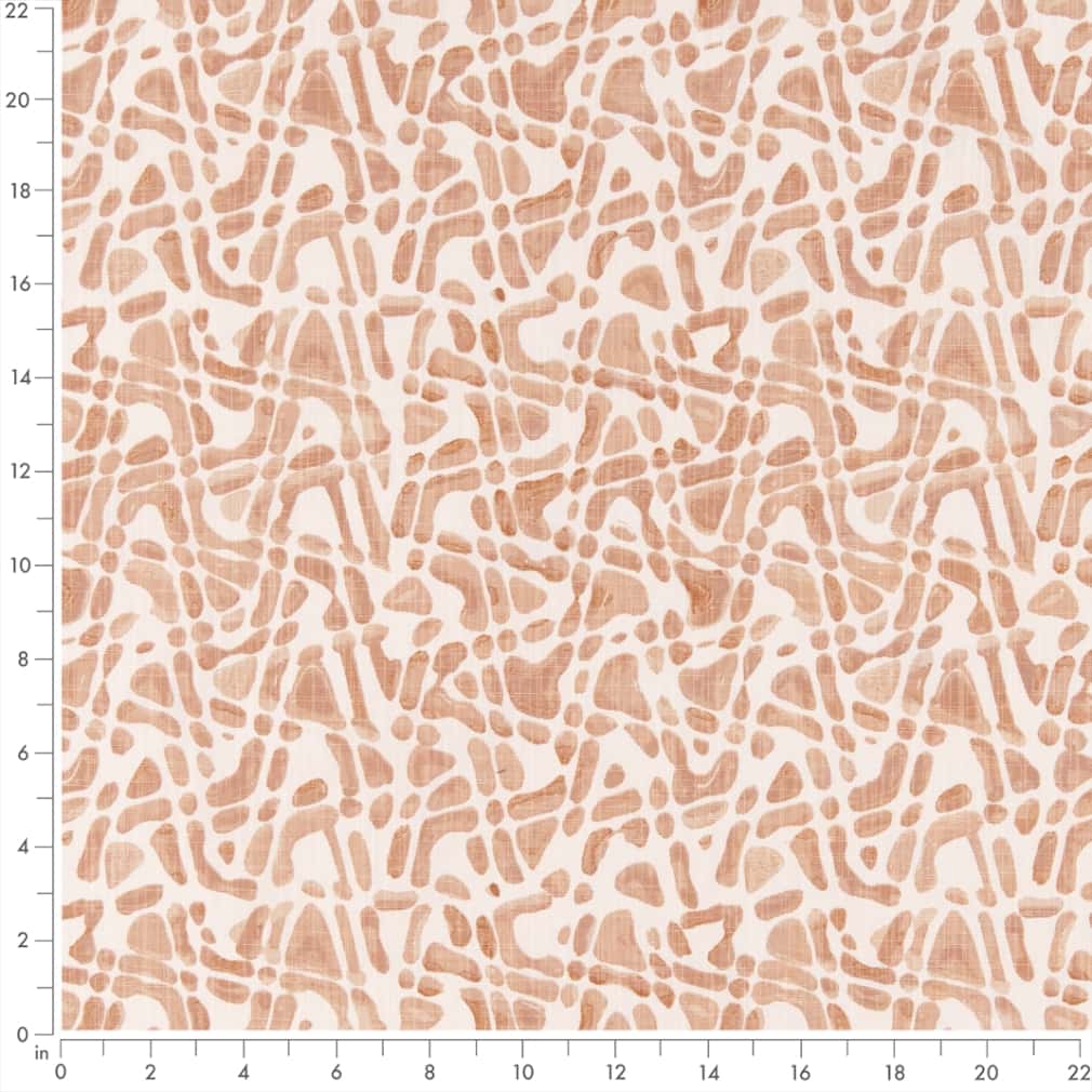CB700-471 Abstract & Geometric nan Coral & Peach Charlotte Colors