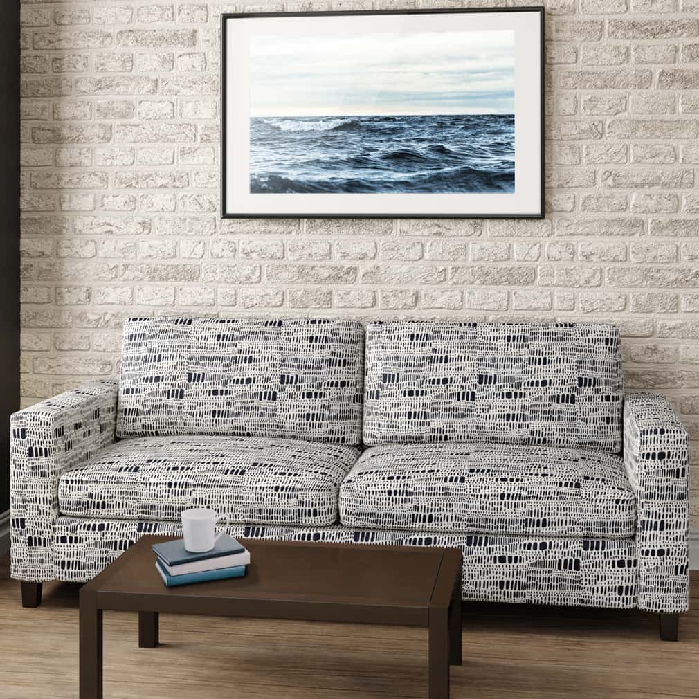 CB700-482 Abstract & Geometric nan Blue Charlotte Colors