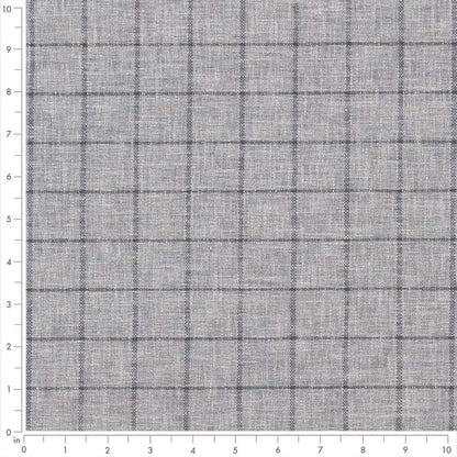 CB700-509 Plaid nan Grey & Silver Charlotte Colors