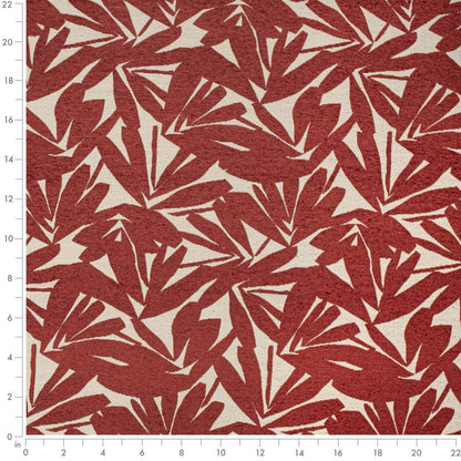 CB700-528 Leaves,Tropical & Botanical nan Red & Burgundy Charlotte Colors