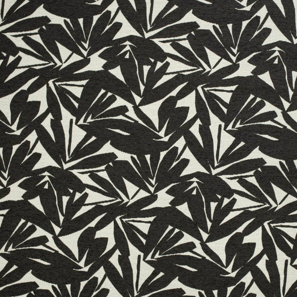 CB700-529 Abstract & Geometric,Leaves nan Black Charlotte Colors