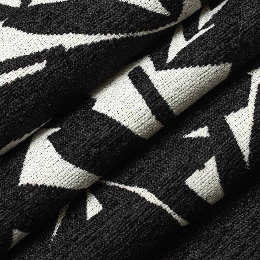CB700-529 Abstract & Geometric,Leaves nan Black Charlotte Colors