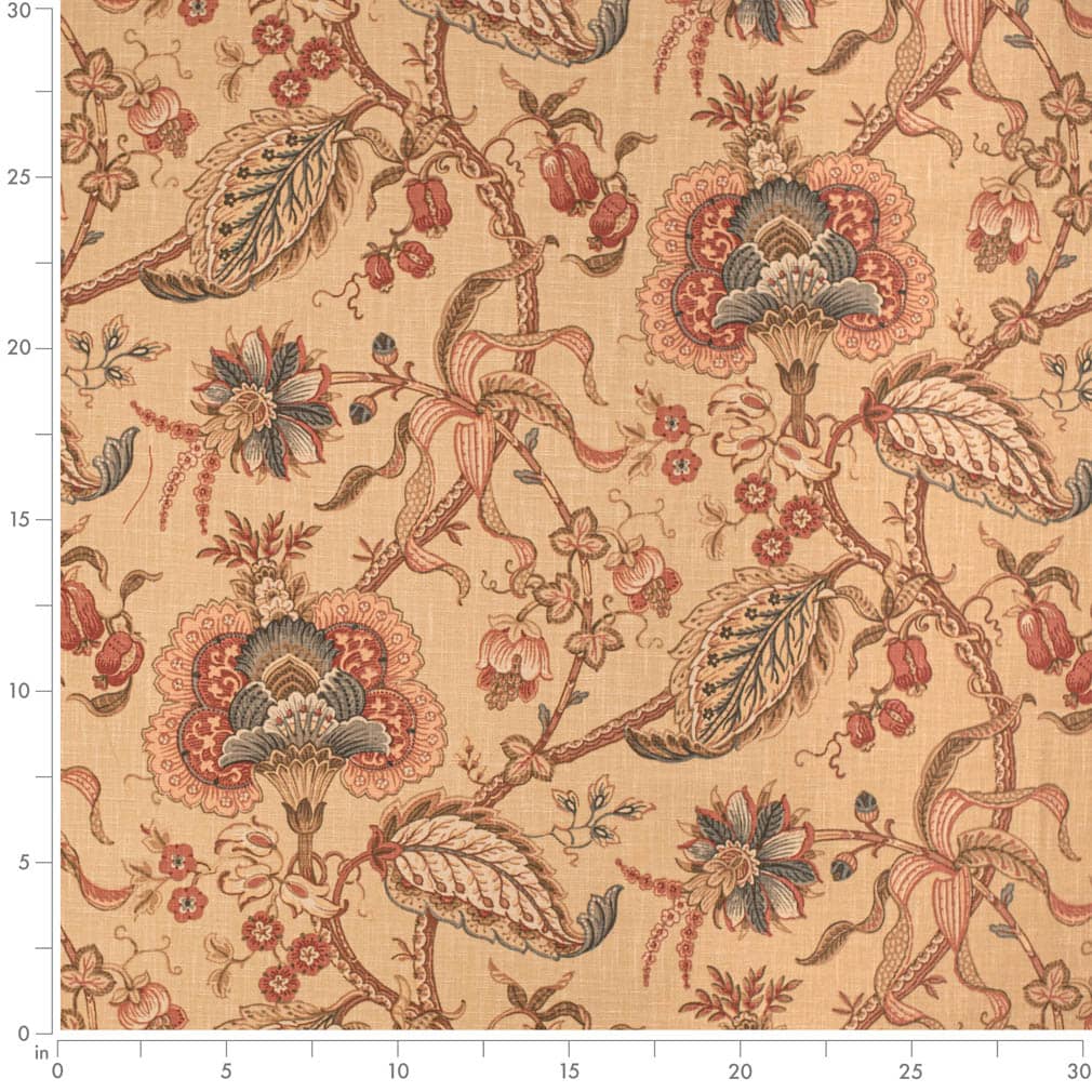 CB700-530 Floral nan Red & Burgundy Charlotte Colors