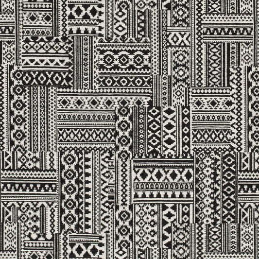 CB700-531 Abstract & Geometric nan Black Charlotte Colors