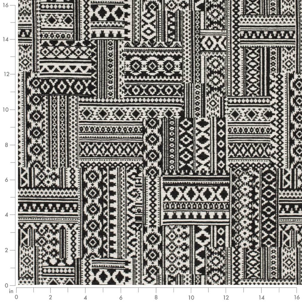 CB700-531 Abstract & Geometric nan Black Charlotte Colors