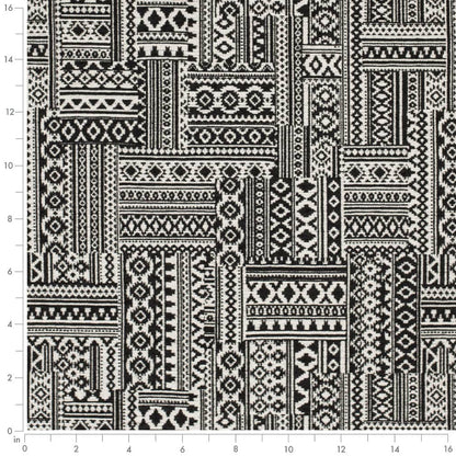 CB700-531 Abstract & Geometric nan Black Charlotte Colors