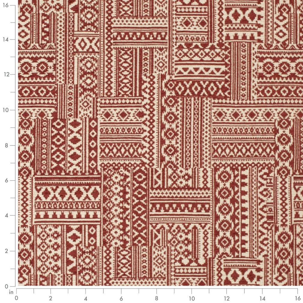 CB700-532 Abstract & Geometric nan Red & Burgundy Charlotte Colors
