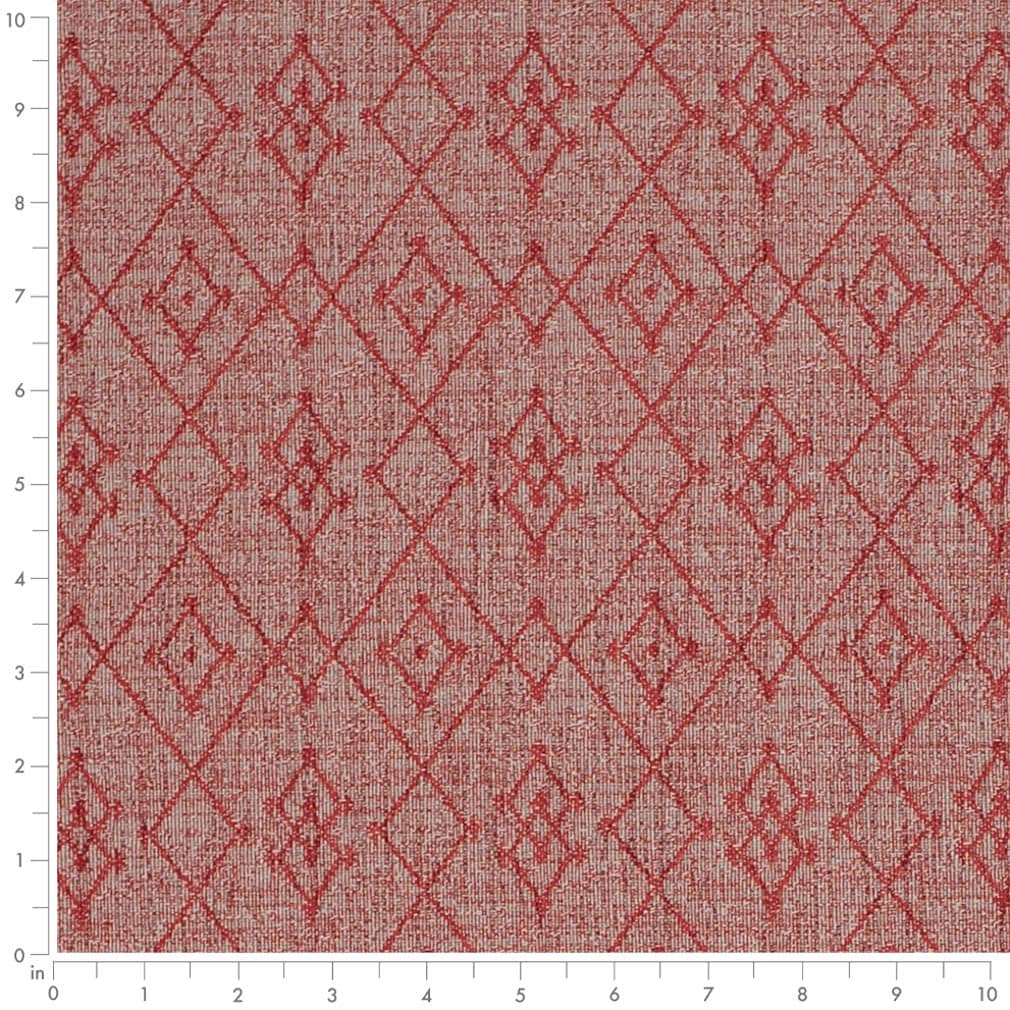 CB700-558 Abstract & Geometric,Global nan Red & Burgundy Charlotte Colors