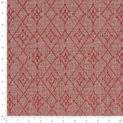 CB700-558 Abstract & Geometric,Global nan Red & Burgundy Charlotte Colors