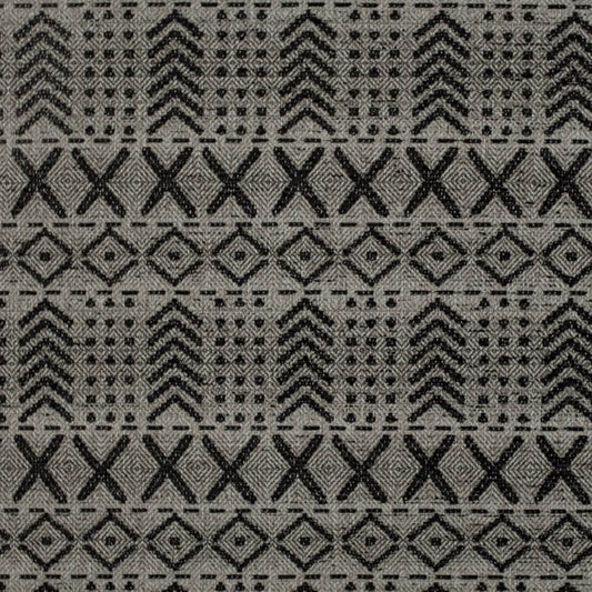 CB700-560 Abstract & Geometric,Global Black Charlotte Fabrics Woven Patterns