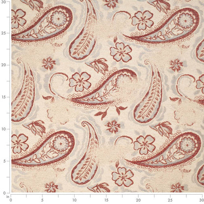 CB700-562 Floral,Paisley nan Red & Burgundy Charlotte Colors