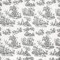 CB700-564 Toile Black Charlotte Fabrics Prints