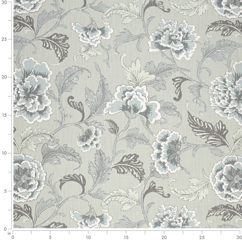 CB700-584 Floral nan Aqua & Teal,Blue Charlotte Colors