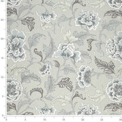 CB700-584 Floral nan Aqua & Teal,Blue Charlotte Colors