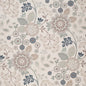 CB700-592 Floral Aqua & Teal Charlotte Fabrics Prints