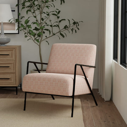 CB700-603 Abstract & Geometric nan Pink Charlotte Fabrics