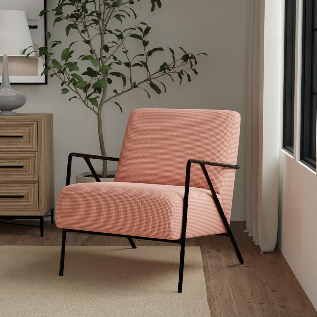 CB700-623 Small Scale nan Coral & Peach,Pink Charlotte Fabrics