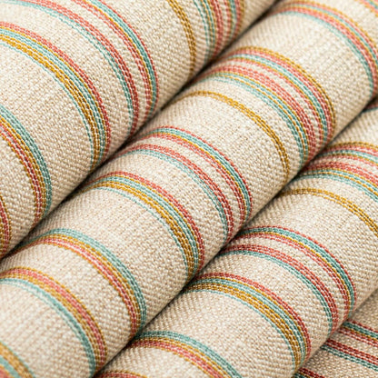 CB700-626 Small Scale,Stripe nan Coral & Peach,Orange & Rust Charlotte Fabrics