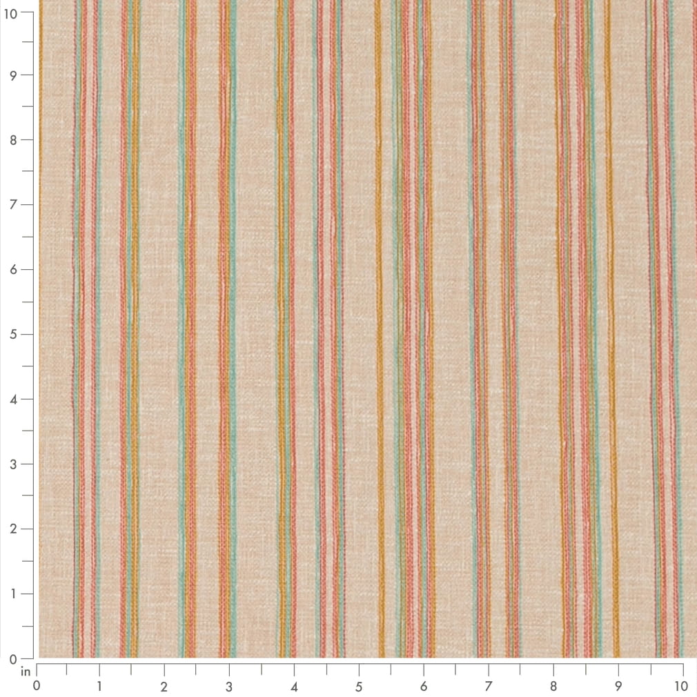 CB700-626 Small Scale,Stripe nan Coral & Peach,Orange & Rust Charlotte Fabrics