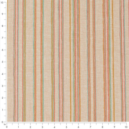 CB700-626 Small Scale,Stripe nan Coral & Peach,Orange & Rust Charlotte Fabrics