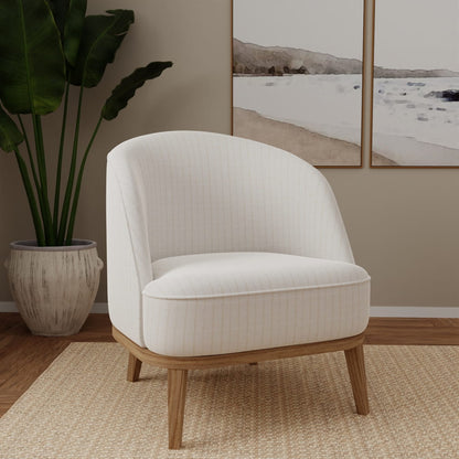 CB700-628 Small Scale,Stripe nan White & Ivory Charlotte Fabrics