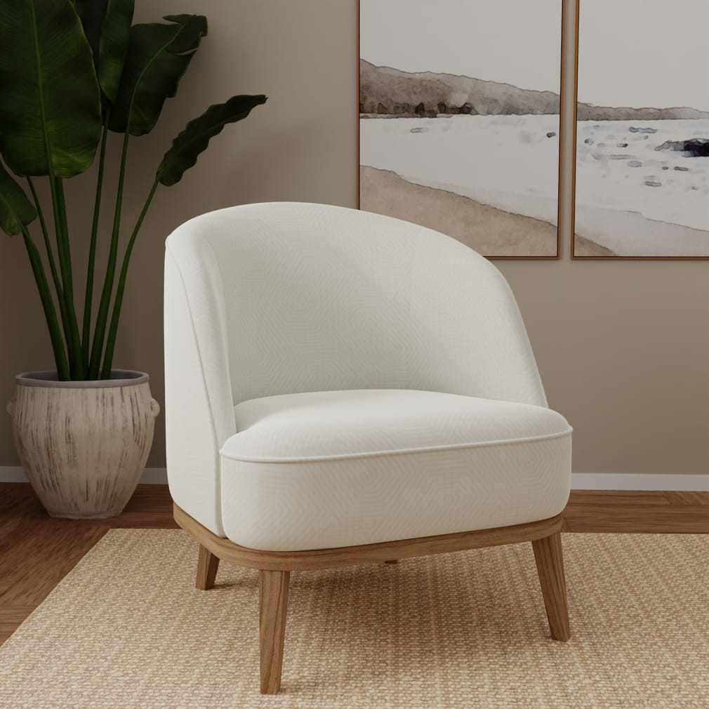 CB700-637 Abstract & Geometric nan White & Ivory Charlotte Fabrics